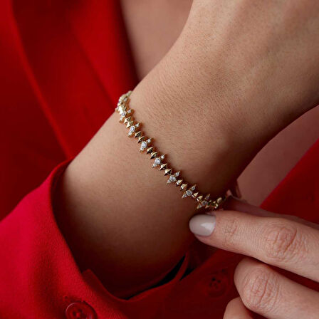 Tamtur Taşlı Bombe Shuriken Bileklik