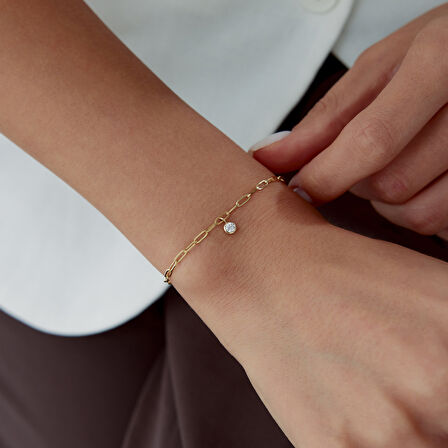 Koç Burcu White Topaz Ataç Bileklik