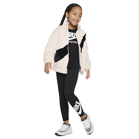 Nike Bıg Swoosh Faux Fur Ceket