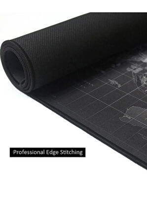 Büyük Boy Xxl Mousepad Dünya Desenli 90x40cm Oyuncu Gamer Gaming Mouse Pad Yüksek Kalite