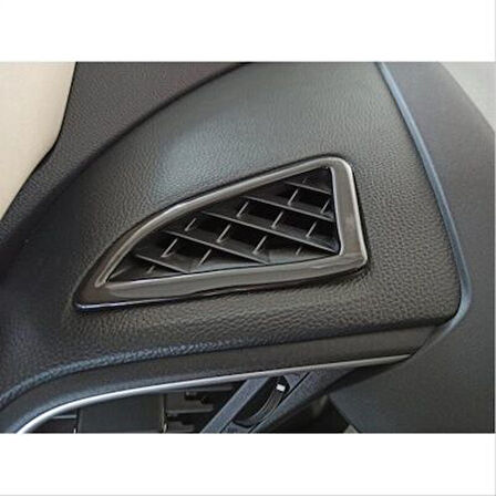 Honda Civic Fc5 2016-2020 Uyumlu Üst Hava Menfez Kaplama 2 Parça Piano Black