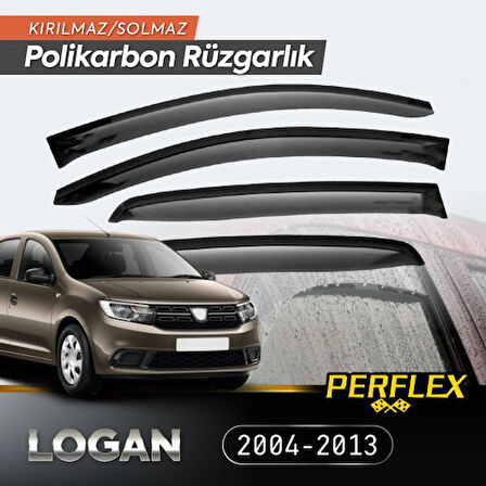 Dacia Logan 2004-2013 Cam Rüzgarlığı V2 Düz