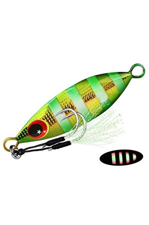 Jig YemGlowlu 20Gr.6cm Asist KancalıRapala Lures YapayYemSahteYem