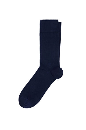 Pamuklu Lacivert 5'li Özel Kutulu Damat Çeyiz Seti (+1 Çift Çorap Hediyeli) 3SQ1EK1KT1.5.L
