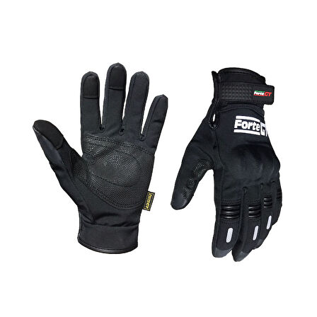 Forte Gt 07 Softshell Eldiven Siyah