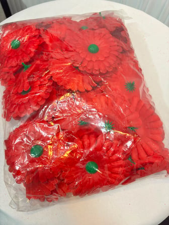 Açık Pembe Gerbera Çiçek Figürlü Dekoratif Ürün