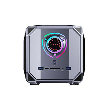 Game Garaj Tank 7T13-4060 C3 Intel Core i7 13620H 64GB RAM 2TB SSD RTX4060 FreeDOS Gaming Mini PC