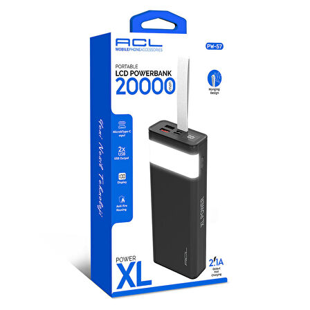 ACL 20.000 Power Bank Pw-57