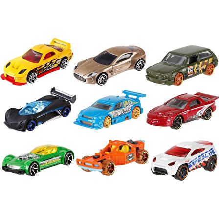 Hot Wheels Sürpriz Arabalar 9 Adet Sürpriz Araba