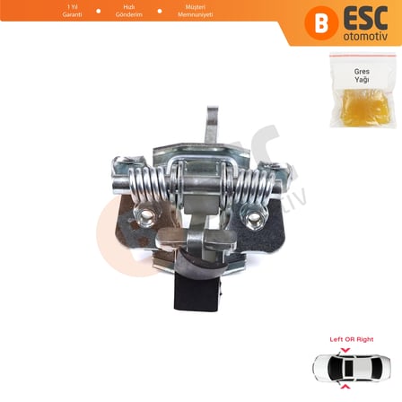 VW Lupo MK1 6X1 6E1 1998-2005 Seat Arosa 6H1 1997-2004 6E0837249C İçin Sağ veya Sol Kapı Gergisi