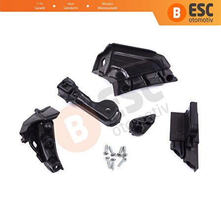 Opel Astra J MK4 P10 2009-2015 4/5 Kapı GTC 2011-2018 13335737 İçin Sağ Ön Far Ayak Tamir Seti