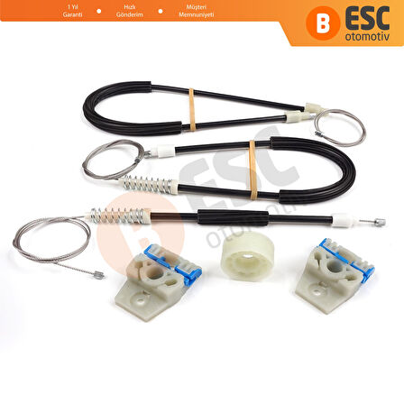 VW Passat B7 362 365 2010-2014 CC A32 A33 2011-2020 İçin Elektrikli Ön Sağ Cam Kriko Tamir Seti