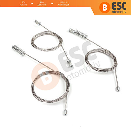 VW Golf MK8 CD1 DA1 CG5 DB5 2019-2024 5-Door 5H0837401E İçin Ön Sol Kapı Cam Kriko Tamir Seti