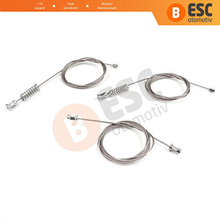 VW Golf MK8 CD1 DA1 CG5 DB5 2019-2024 5-Door 5H0837402E İçin Ön Sağ Kapı Cam Kriko Tamir Seti