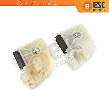 VW Transporter T5 T6 Caravelle Multivan 2003-2024 7H0837753 İçin Ön Sol Cam Kriko Klips Ayak Seti