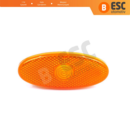 Renault Master MK3 Opel Movano B NV400 X62 İçin 1 EA Amber Renk Yan Kapı Çamurluk Reflektör Sinyali