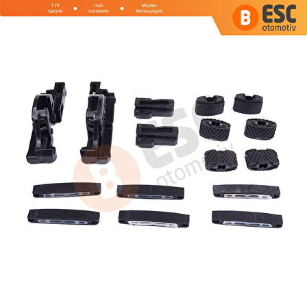 Jeep Renegade BU B1 BV 2014-On SUV Van 77368445 İçin MySky Sunroof Tamir 16 Parça Seti 