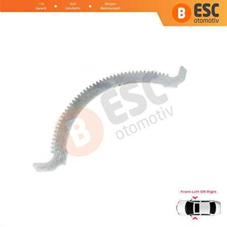 Mercedes E Class W124 S124 1986-1995 4/5 Kapı İçin Ön Kapı Makaslı Cam Kriko Tamir Hilal Dişlisi