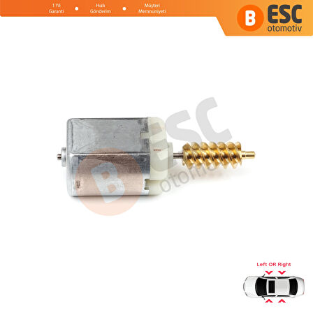 Renault Fluence L3 L38 2009-2020 İçin Kapı Kilit FC280 12V Büyük Motor Metal Dişli Seti 61.50 mm