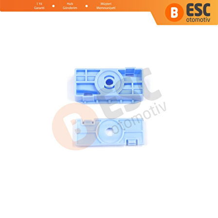 BMW 3 E36 E46 M3 318 320 323 325 328 6 E63 650i 650Ci Coupe Convertible İçin Arka Cam Kriko Klipsi