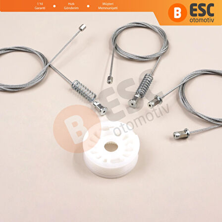 Smart Fortwo 451 MK2 2006-2014 Coupe 4517200146 İçin Sol Kapı Cam Kriko Tamir Seti