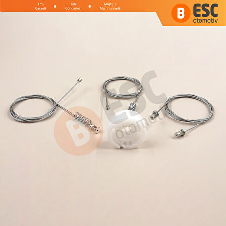 Smart Fortwo 451 MK2 2006-2014 Coupe 4517200446 İçin Sağ Kapı Cam Kriko Tamir Seti