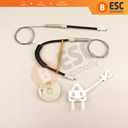 Alfa Romeo 156 932 1996-2007 4/5 Kapı 60672278 İçin Ön Sol Kapı Cam Kriko Tamir Seti