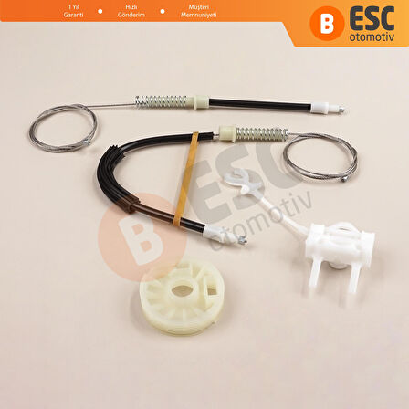 Alfa Romeo 156 932 1996-2007 4/5 Kapı 60672278 İçin Ön Sol Kapı Cam Kriko Tamir Seti