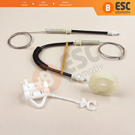 Alfa Romeo 156 932 1996-2007 4/5 Kapı 60672278 İçin Ön Sol Kapı Cam Kriko Tamir Seti