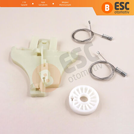 Ford Mondeo MK2 MK3 4/5 Kapı 1996-2007 1S71F27001B İçin Arka Sol Kapı Cam Kriko Tamir Seti