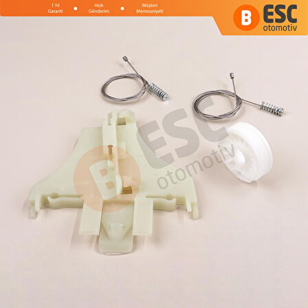 Ford Mondeo MK2 MK3 4/5 Kapı 1996-2007 1S71F27001B İçin Arka Sol Kapı Cam Kriko Tamir Seti