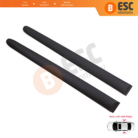 Peugeot 206 206+ 1998-2013  4/5 Kapı 8546E6 8546E7 İçin Sağ Sol Arka Kapı Bandı Çıtası