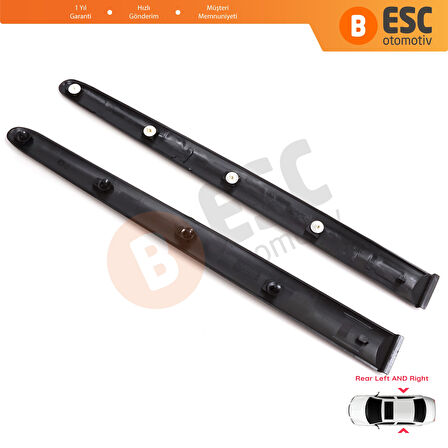 Peugeot 206 206+ 1998-2013  4/5 Kapı 8546E6 8546E7 İçin Sağ Sol Arka Kapı Bandı Çıtası