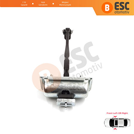 Renault Kangoo MK3 XFK FFK KFK 2021-On 804309303R İçin Ön Sağ veya Sol Kapı Gergisi