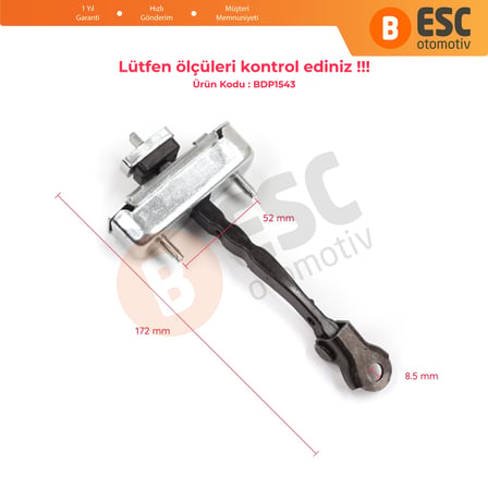 Toyota Avensis MK3 T27 T270 2009-2018 68610-05052 İçin Ön Sağ veya Sol Kapı Gergisi