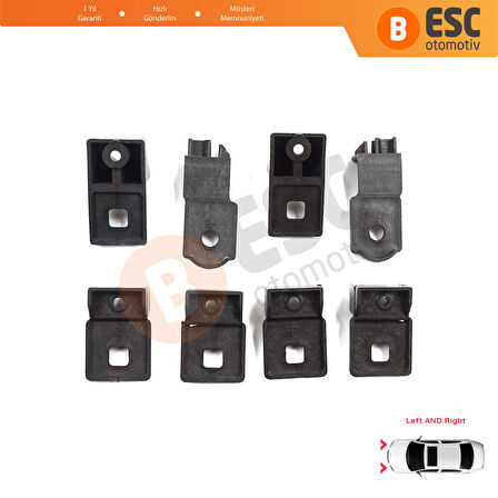 VW Crafter MK1 2E 2F 2006-2017 2E0998225 2E0998226 İçin Sağ Sol Ön Far Ayak Tamir Seti