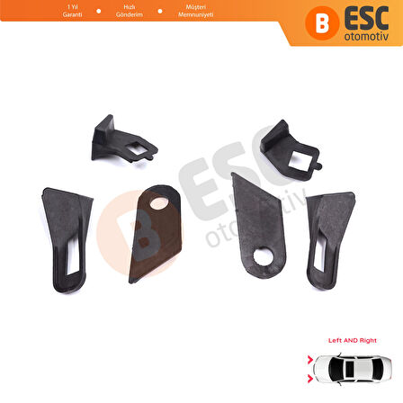 Fiat Abarth Grande Punto MK3 199 2005-2013 89101372SX 89101373DX İçin Sol Sağ Ön Far Ayak Tamir Seti