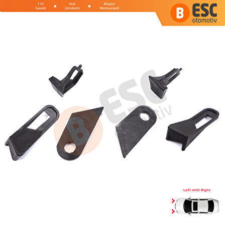 Fiat Abarth Grande Punto MK3 199 2005-2013 89101372SX 89101373DX İçin Sol Sağ Ön Far Ayak Tamir Seti