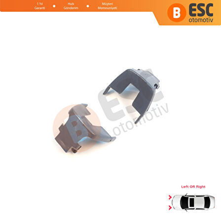 BMW 5 Serisi F10 F11 F18 LCI 2009-2017 için 2 Adet Gündüz Farı Angel Eye Far Montaj Braketi