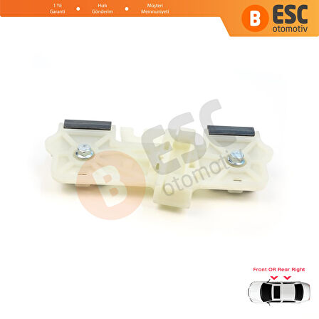 Ford Fiesta MK6 CB1 CCN JA8 JR8 2008-2017 4/5 Kapı 1568365 İçin Sağ Kapı Cam Kriko Tamir Klipsi