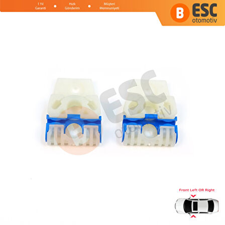 VW Golf MK5 2003-2009 Jetta A5 1K 2005-2010 1K4837461 İçin Ön Kapı Cam Kriko Tamir Klipsi A+B