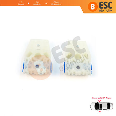 VW Golf MK5 2003-2009 Jetta A5 1K 2005-2010 1K4837461 İçin Ön Kapı Cam Kriko Tamir Klipsi A+B