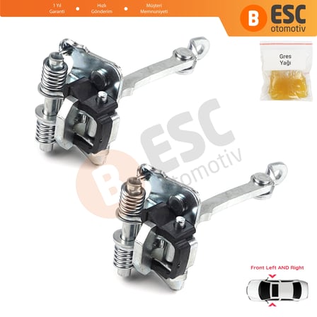 Renault Clio MK1 2 3 Symbol Thalia MK1 7700842857 İçin 2 EA Ön Sağ ve Sol Kapı Gergi Yayı