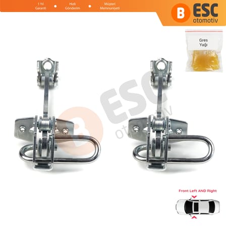 Opel Astra G 1998-2009 4/5 Kapı  160249 24434086 İçin 2 EA Ön Sağ ve Sol Kapı Gergi Yayı