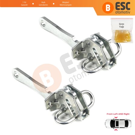 Citroen Jumper MK1 230 244 1994-2006 918179 İçin 2 EA Ön Sağ ve Sol Kapı Gergi Yayı
