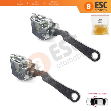 Citroen Jumper MK1 230 244 1994-2006 918179 İçin 2 EA Ön Sağ ve Sol Kapı Gergi Yayı
