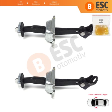 Hyundai I30 MK1 FD 2006-2012 79380-2L000 İçin 2 EA Ön Sağ ve Sol Kapı Gergi Yayı 