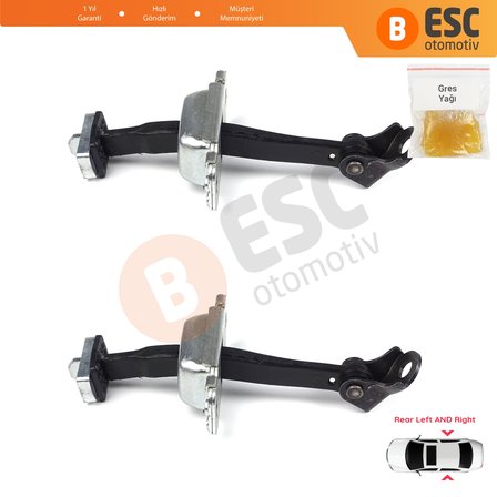 Hyundai I30 MK1 FD 2006-2012 794802L000 İçin 2 EA Arka Sağ ve Sol Kapı Gergi Yayı