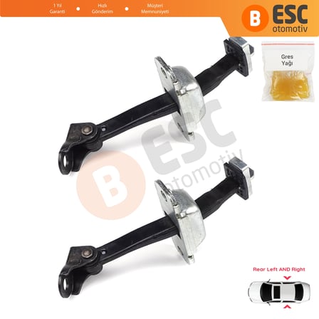 Hyundai I30 MK1 FD 2006-2012 794802L000 İçin 2 EA Arka Sağ ve Sol Kapı Gergi Yayı
