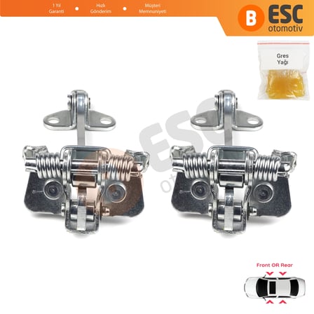 Peugeot 406 4/5 Kapı 9181A1 İçin 2 EA Ön veya Arka Sağ ve Sol Kapı Gergi Yayı